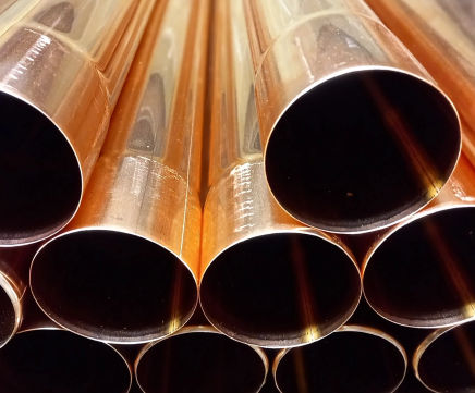Round Copper Downpipes