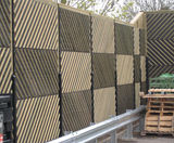 Jakoustic sound barriers and gates for supermarket - on this page