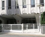 Sliding steel security entrance gates