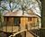 B20 powder-coated and glass infill balustrade - Grimes Treehouse 0