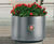 Aster - steel outdoor cylindrical planters for public landscaping 3