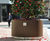 Aster - steel outdoor cylindrical planters for public landscaping 0