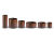 Aster - steel outdoor cylindrical planters for public landscaping 9
