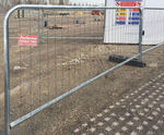 Temporary pedestrian / crowd control barriers