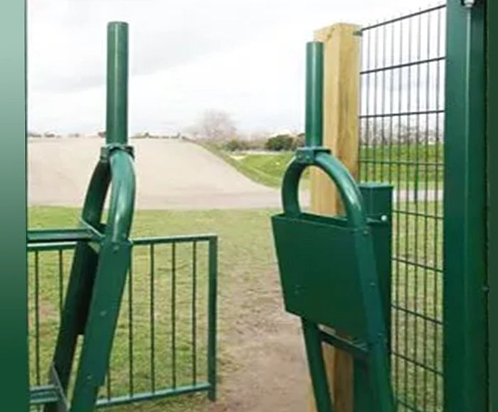 Creating a secure area for a BMX track in London | Images