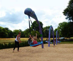Custom Nessie swings for Stockeld Park