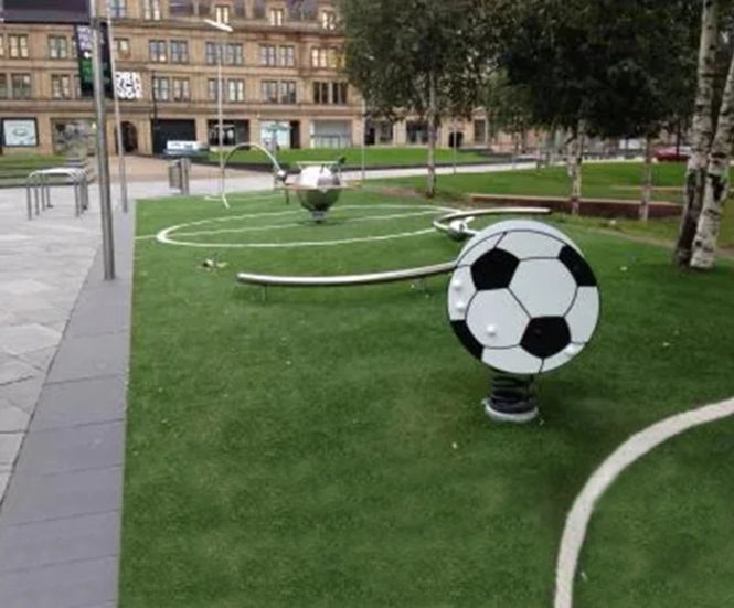 Football inspired city play area