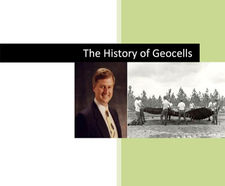 The History of Geocells