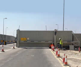 High security HVM barriers and gates for Iraq oil fields