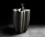 Meander contemporary concrete planter by Concrete Rudolph