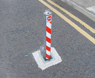 Warrior HD - large round telescopic bollard