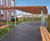 Aspen - steel and timber freestanding monopitch canopy shelter 0