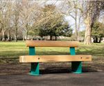 Fordham - recycled steel and reclaimed hardwood seating