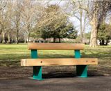 Fordham - recycled steel and reclaimed hardwood seating - on this page