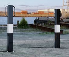 AUTOPA square removable steel post