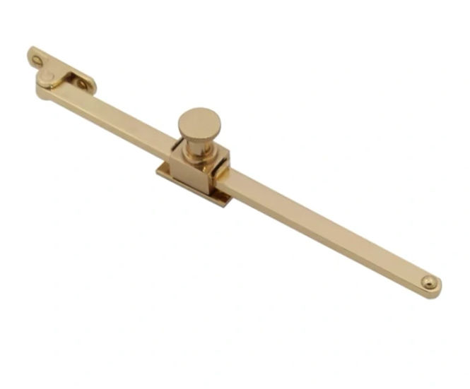 Classic Range brass sliding stays for casement windows Silver Kite