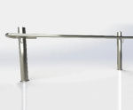 ASF 5002 stainless steel / steel post and rail