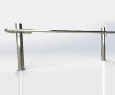 ASF 5002 stainless steel / steel post and rail