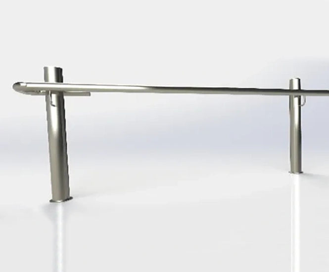ASF 5002 stainless steel / steel post and rail