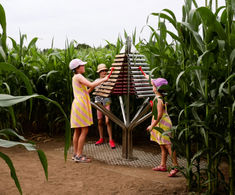 Outdoor musical instruments for award-winning York Maze