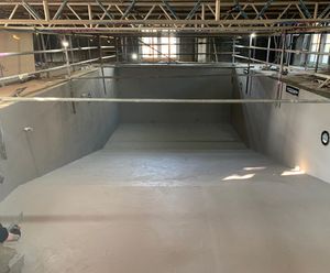 Long-lasting waterproofing solution for swimming pool