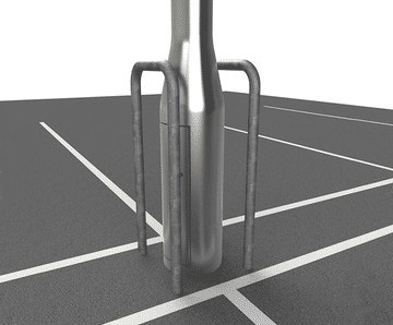 ASF 9000LCP lamp post protector