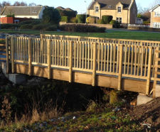 Cycleway timber bridges