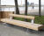 Fordham - recycled steel and reclaimed hardwood seating 5
