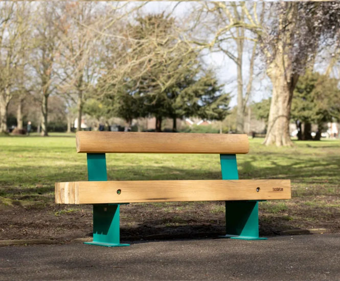 Furnitubes' Fordham seating now available in reclaimed timber