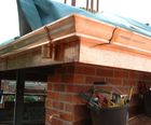 Ogee profile copper guttering