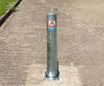 RetractaPost 745 FB - steel retractable post, round