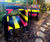 Playground created using recycled plastic McDonalds toys 9