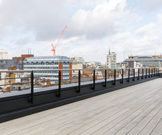 Balustrade and handrail works for landmark building