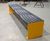 Type 9 - heavy-duty hardwood and steel bench with carved top 3