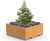Large bespoke timber-clad planter  0