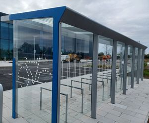 Cycle shelter and bike stands - IDA Advance Building, Carlow