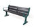 Evergreen - traditional cast iron and recycled plastic seat 2