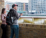 Bespoke handrails for Globe View Riverside Walk