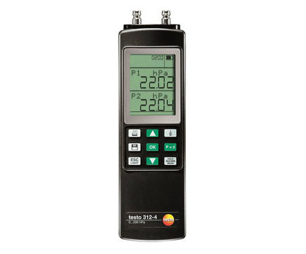 Testo 312-4 Pressure Meter (Water / Gas)
