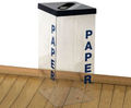 Greenline clear indoor recycling bin