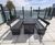 External seating and picnic tables for student accommodation 0