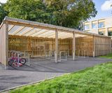 Cycle parking, buggy shelters and seating for primary school - on this page