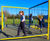 Bespoke Cube trim trail course for primary school 4