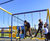 Bespoke Cube trim trail course for primary school 11