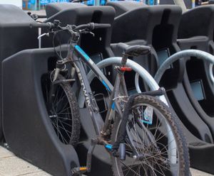 Secure cycle parking for town centre