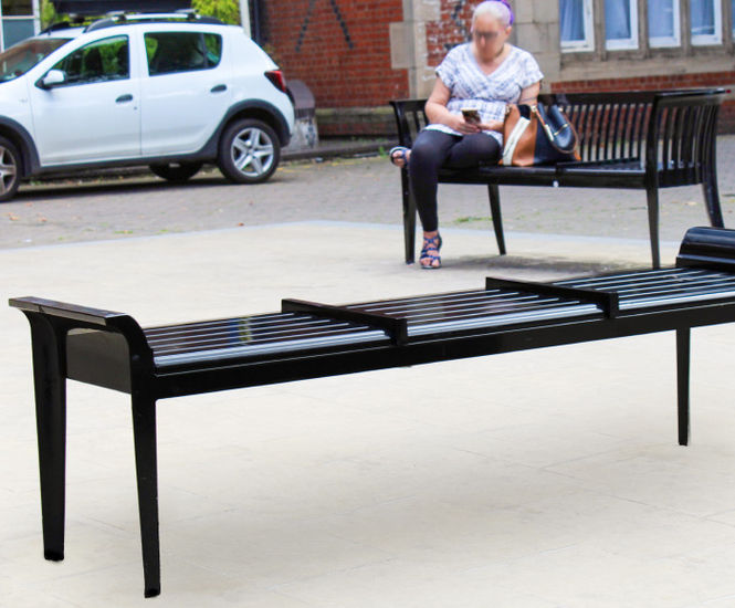 External seating for historic Winton Square, Stoke-on-Trent