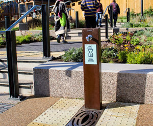Bottle refill water fountains - Mayfield Park, Manchester