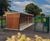 Deacon - steel and timber cycle shelter with optional gates 7