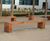 Deacon - contemporary outdoor solid hardwood timber seating 0
