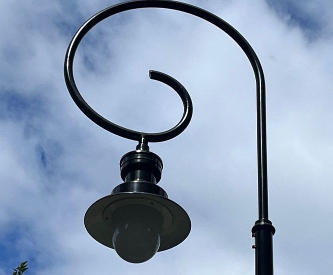Bespoke outdoor heritage lighting